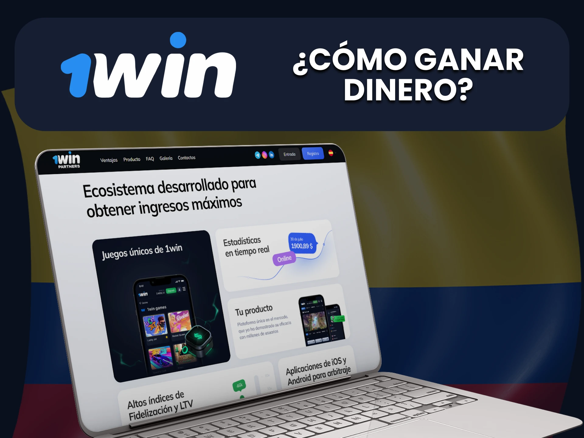 Descubra cómo ganar dinero con el programa de afiliados de 1win.