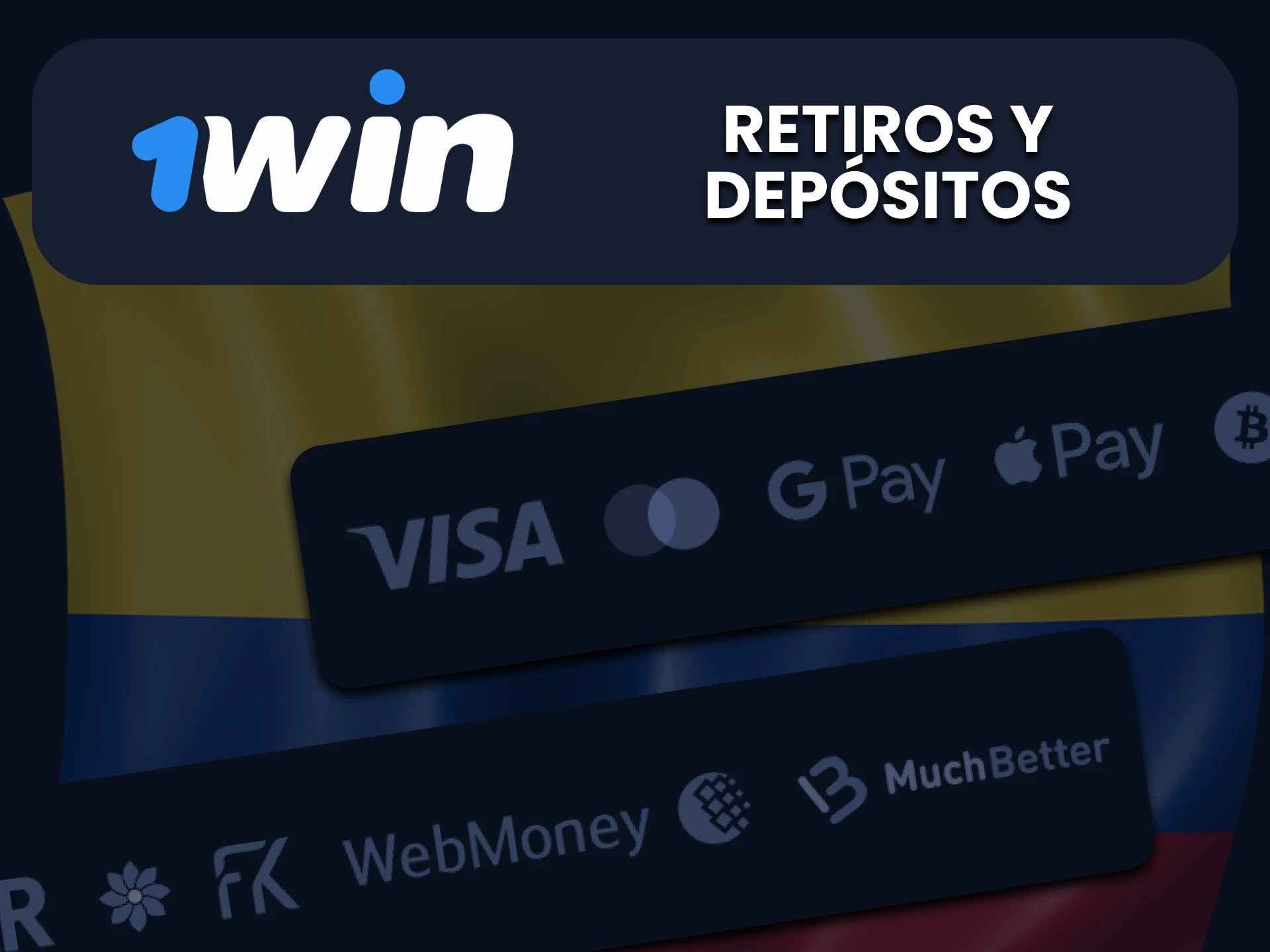 1Win ofrece métodos de pago populares para el programa de afiliados.