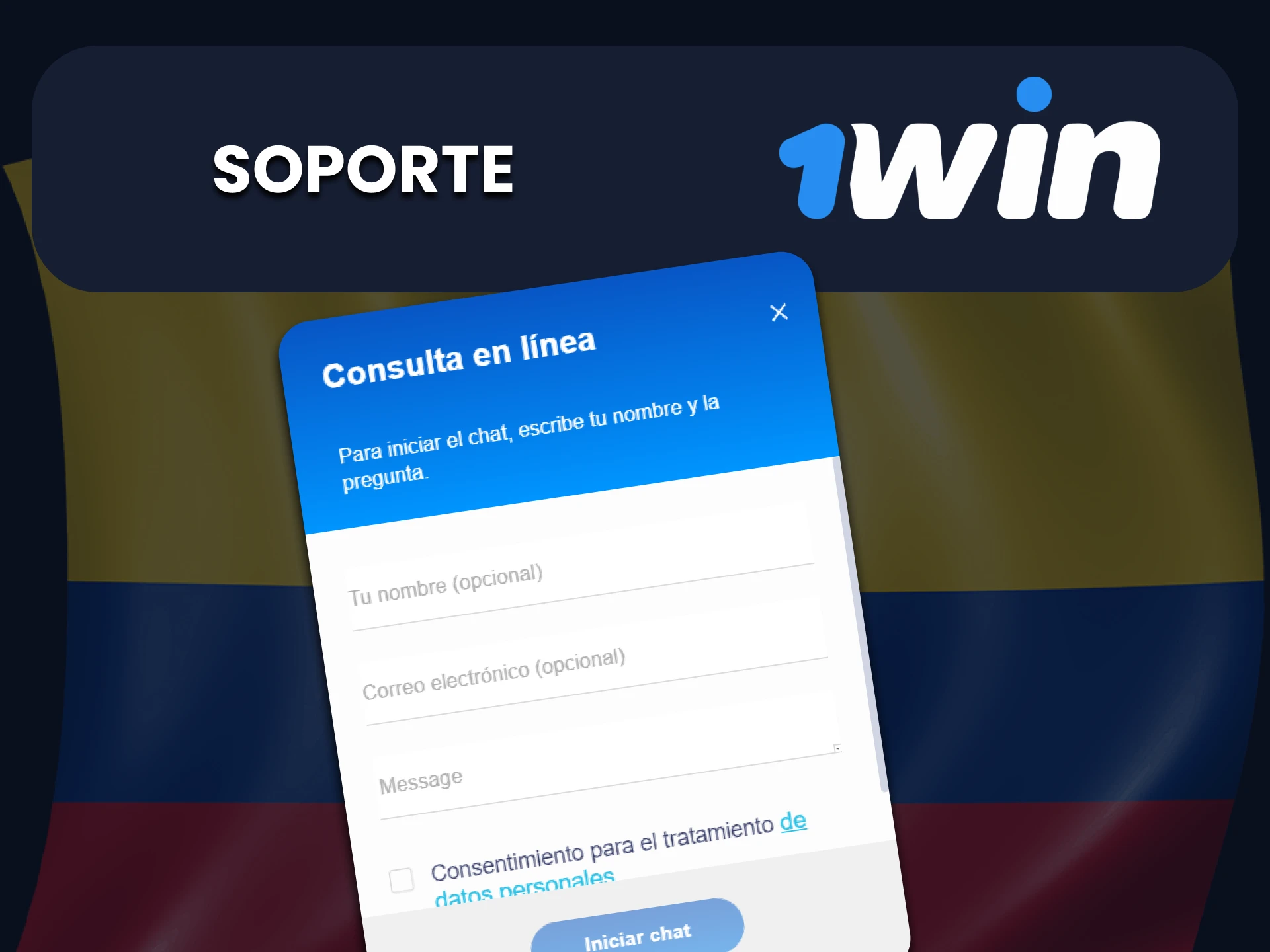 Puede ponerse en contacto con el soporte de 1Win a través de varios métodos.