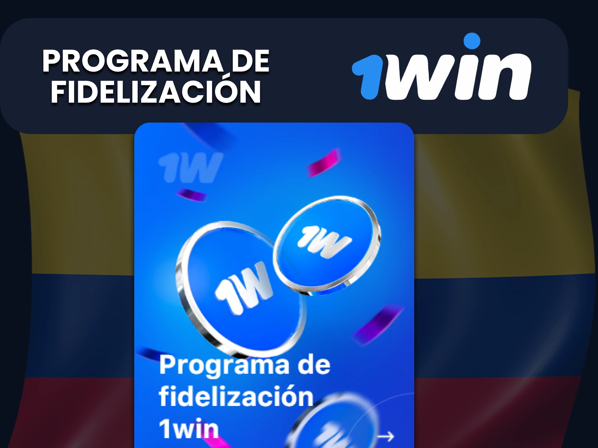 Participe en el programa de fidelización 1Win y gane monedas 1Win.