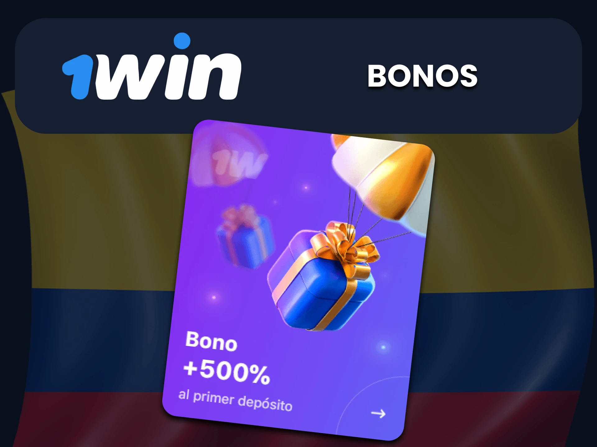 En el casino en vivo 1Win hay muchos bonos para los jugadores colombianos.