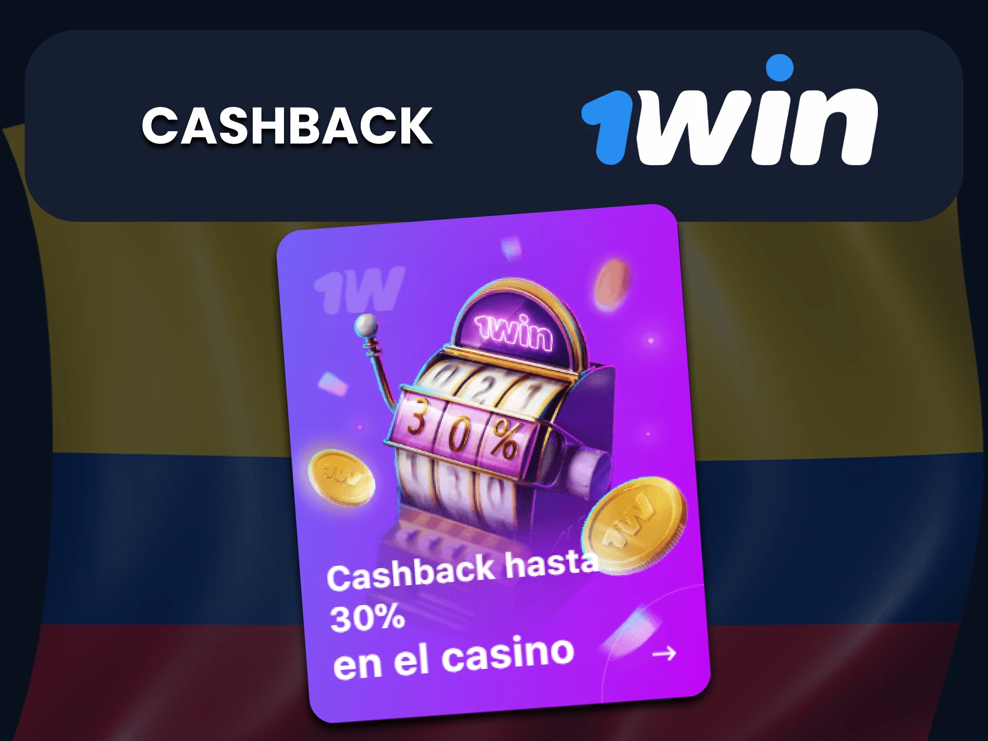 El casino en vivo 1Win ofrece reembolsos por juegos de casino.