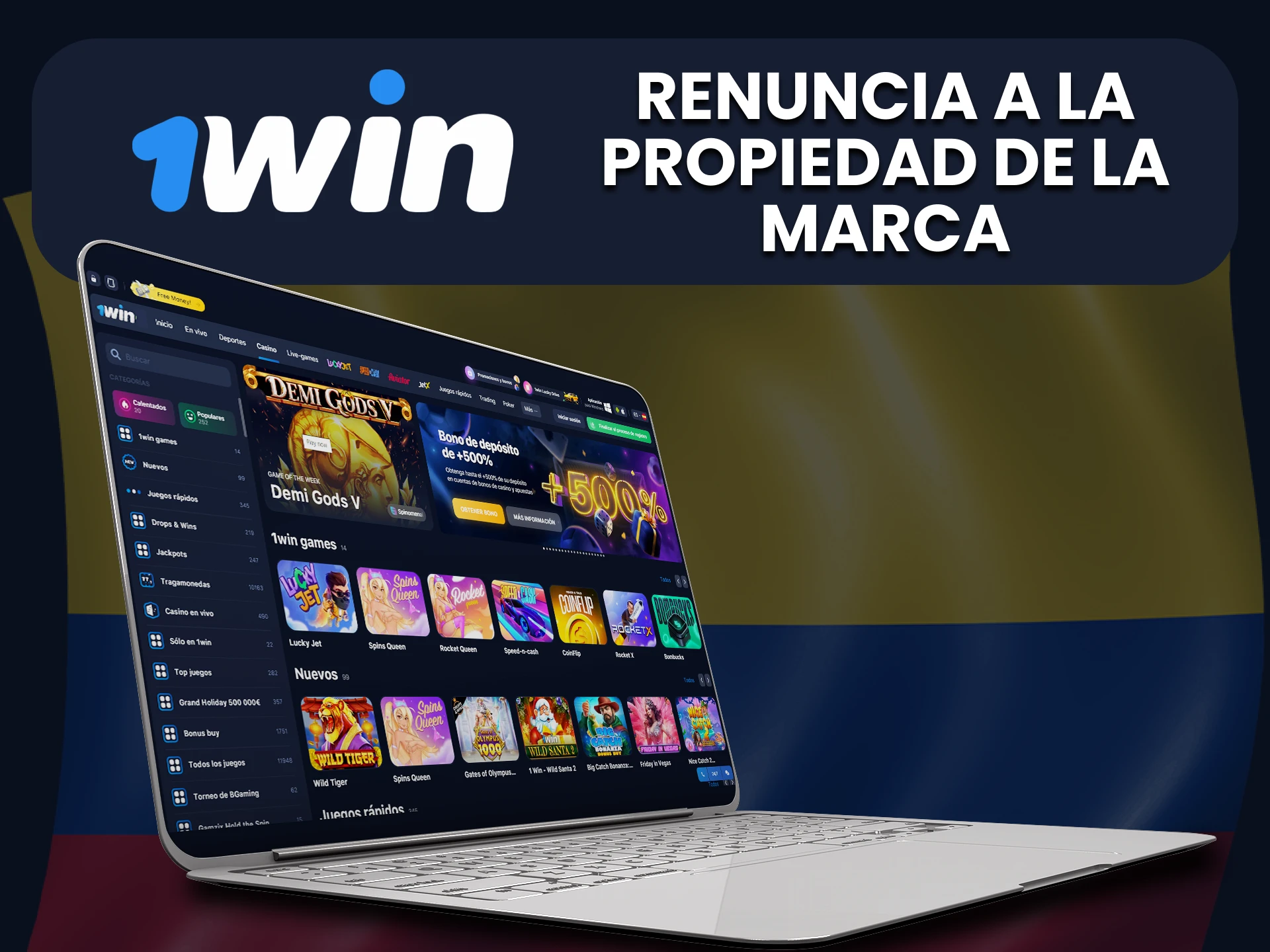 Obtenga más información sobre la propiedad en el sitio web de 1win.