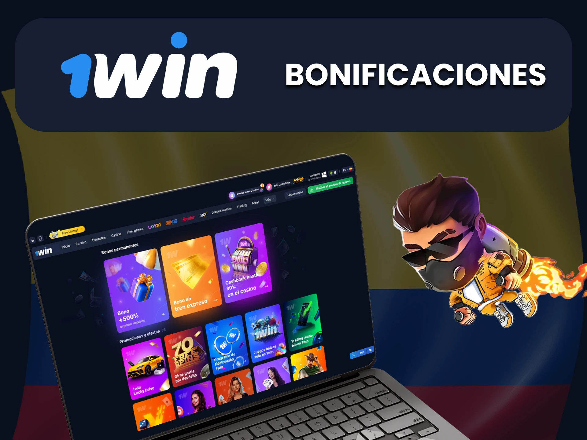 1Win Lucky Jet ofrece bonificaciones para jugadores nuevos y existentes.