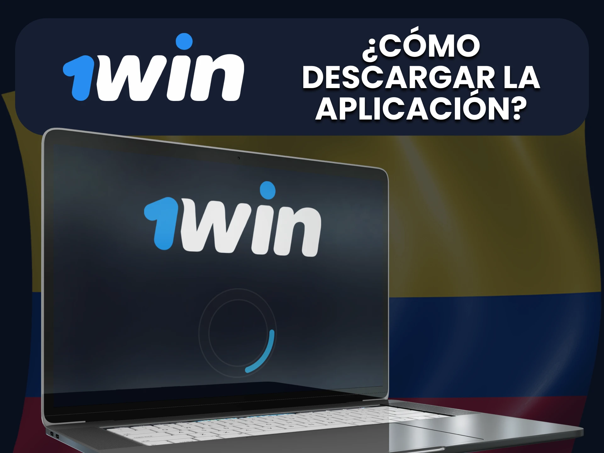 Visite el sitio web oficial y haga clic en el botón para descargar la aplicación para PC 1Win.