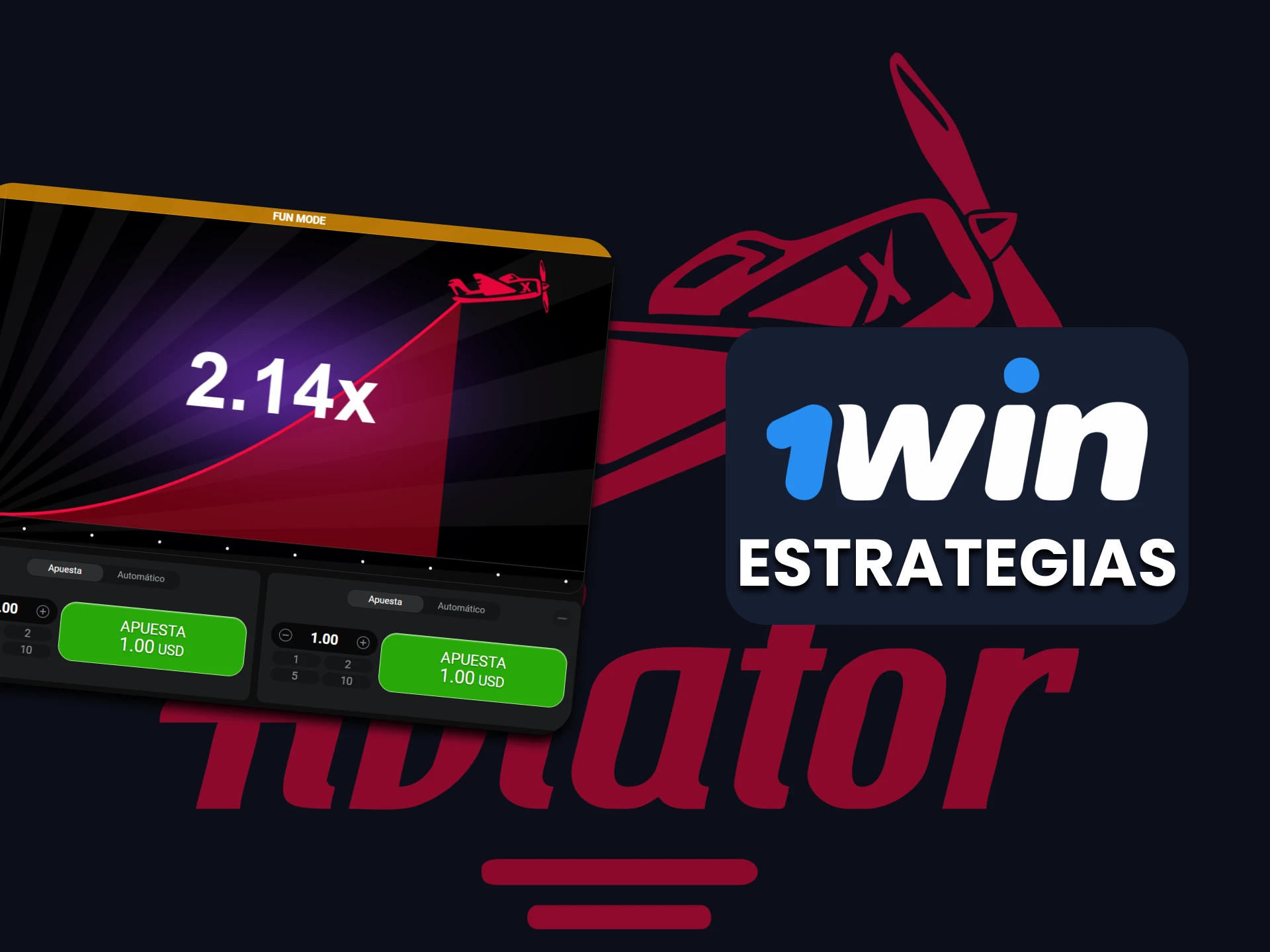 Aprenda estrategias para ganar Aviator en 1Win.