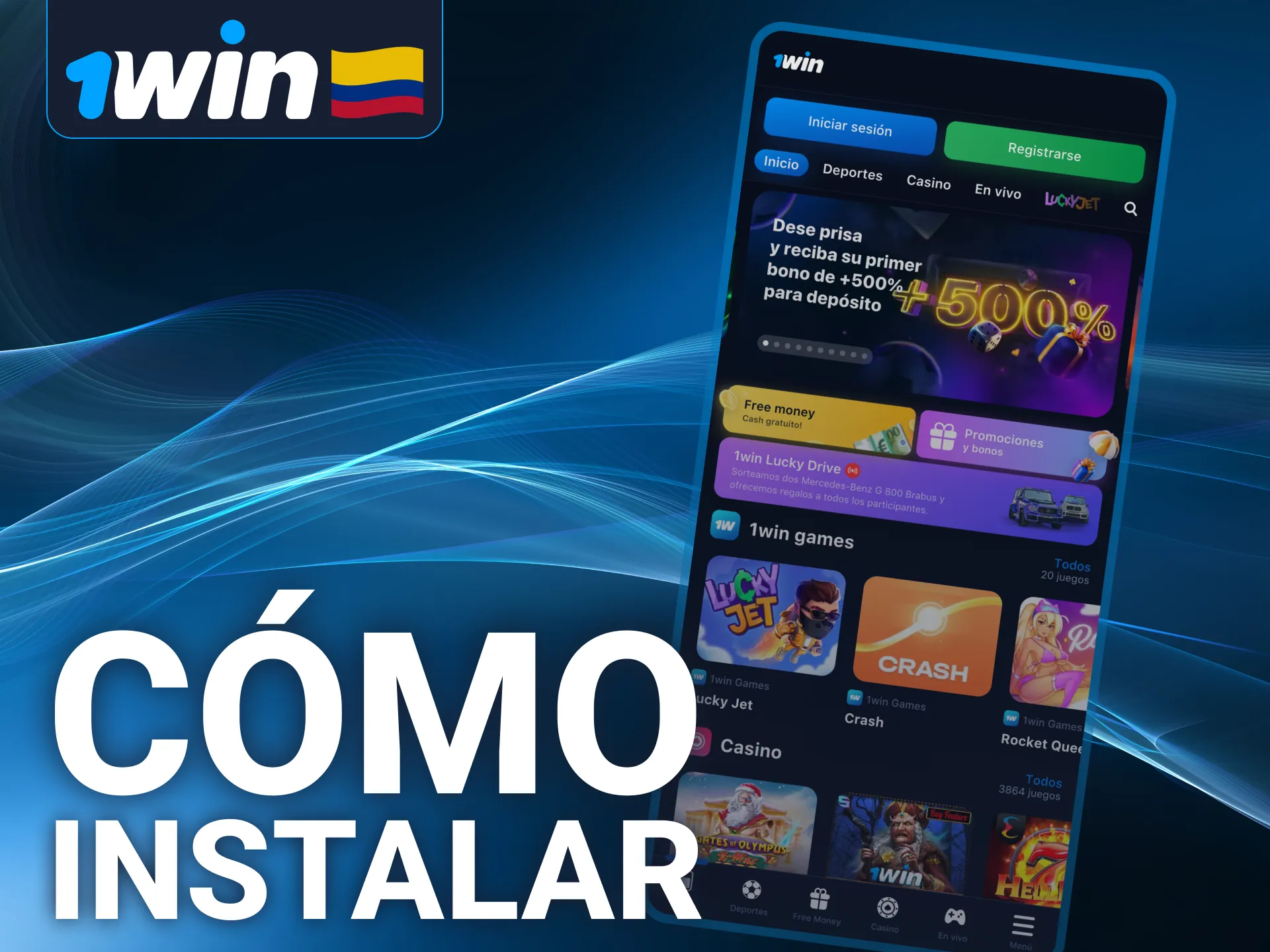 Te diremos cómo instalar la aplicación 1win.