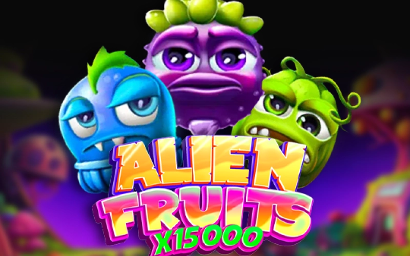 Cobra tus bonos y juega a Alien Fruits en 1win.
